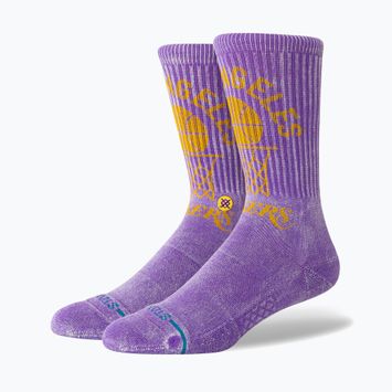 Stance Vintage Los Angeles Lakers ponožky fialové