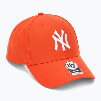 47 Značka MLB New York Yankees MVP žiarivá oranžová baseballová čiapka
