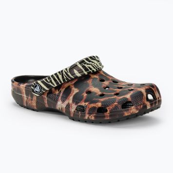 Šľapky ,sandále, Crocs Classic Animal Remix black/multi animal
