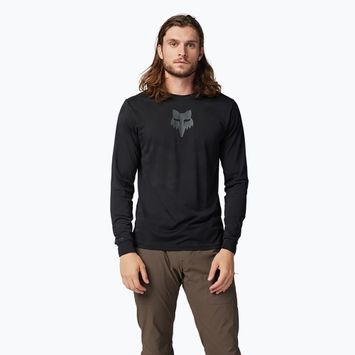 Pánsky cyklistický longsleeve Fox Racing Ranger Tru Dri black