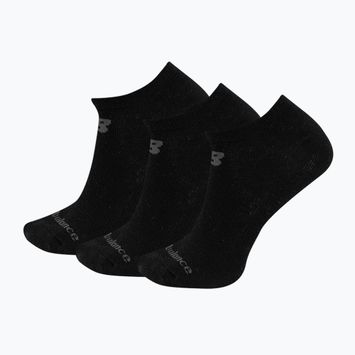 New Balance Performance Flat Bavlnené ponožky 3 páry čierne