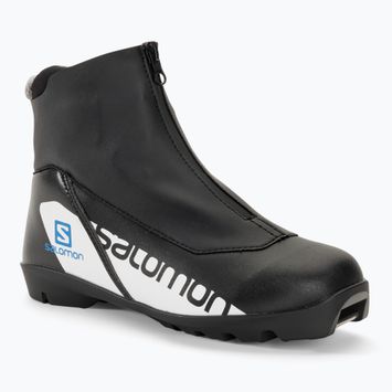 Detské topánky na bežecké lyžovanie Salomon RC Jr black/process blue