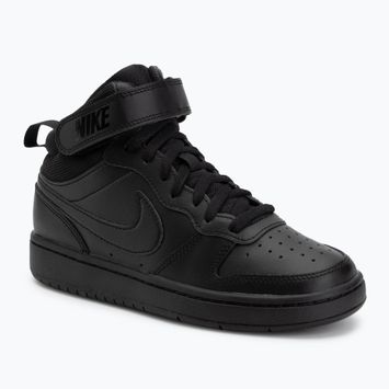 Topánky Nike Court Borough Mid 2 black/black/black