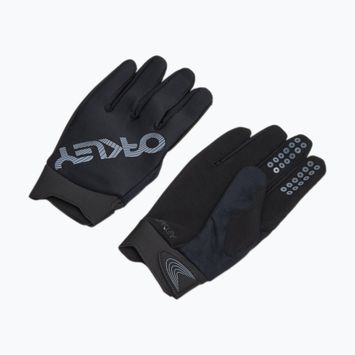 Oakley Seeker Thermal Mtb pánske cyklistické rukavice čierne FOS901325