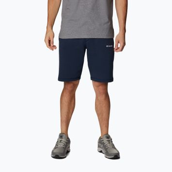 Pánske trekingové šortky Columbia Logo Fleece navy blue 1884601464