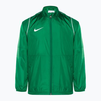 Detská futbalová bunda Nike Park 20 Rain Jacket pine green/white/white