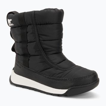 Detské snehové topánky Sorel Outh Whitney II Puffy Mid black
