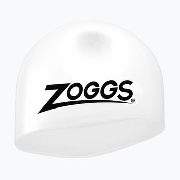 Zoggs Ows Silikónová plavecká čiapka biela