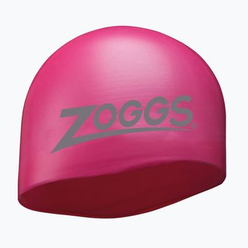 Zoggs Ows Silikónová stredne ružová plavecká čiapka