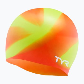 Plavecká čiapka TYR Multi-Color Silicone lime/multi