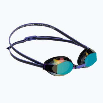 Dámske plavecké okuliare TYR Blackops 140 Ev Racing Mirrored purple/green