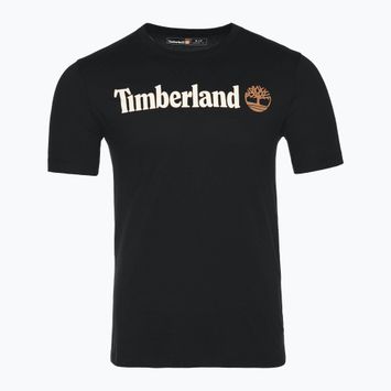 Pánske tričko Timberland Linear Logo čierne