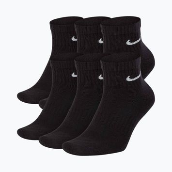 Ponožky Nike Everyday Cushioned 6 párov black/white