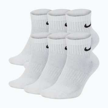 Ponožky Nike Everyday Cushioned 6 párov white/black
