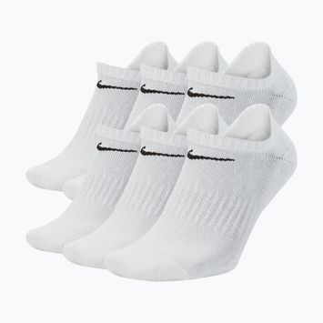Ponožky Nike Everyday Cushioned No-Show 6 párov white/black