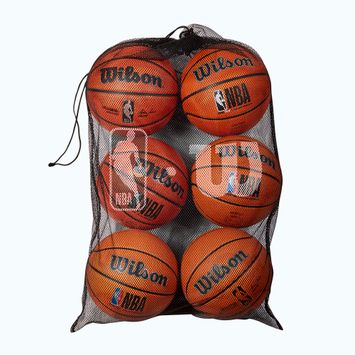 Vrecko Wilson NBA 6 Ball Mesh Carry bag black