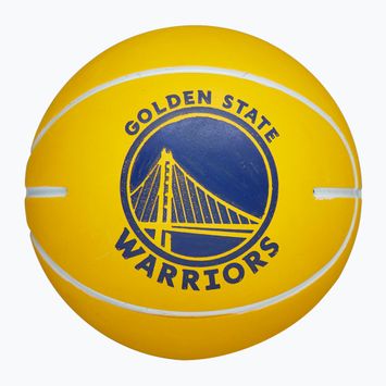 Lopta Super Mini Wilson NBA Dribbler Golden State Warriors yellow