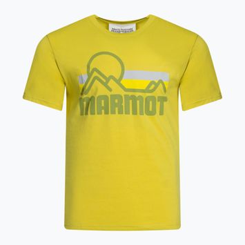 Marmot Coastall pánske trekingové tričko žlté M14253-21536