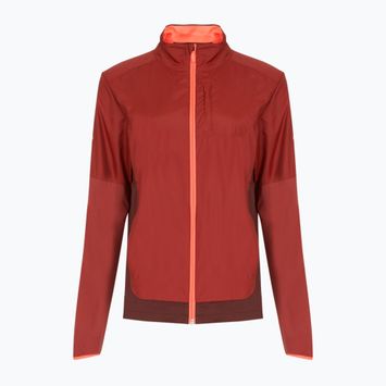 Pánska bežecká bunda Brooks Fusion Hybrid copper/run raisin