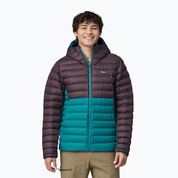 Pánska bunda Patagonia Down Sweater Hoody belay blue