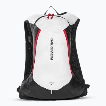Salomon Cross 8 l bielo-čierny bežecký batoh