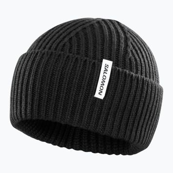 Zimná čiapka Salomon Snowbird deep black