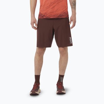 Pánske bežecké šortky Salomon S/Lab Ultra 2IN1 decadent chocolate