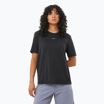 Dámske bežecké tričko Salomon SHAKEout Core deep black