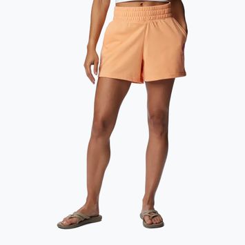 Dámske trekingové šortky Columbia Logo III French Terry orange 2032881812