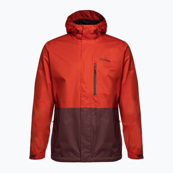 Columbia pánska bunda do dažďa Hikebound červená 1988621839