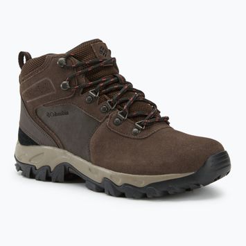 Pánske trekové topánky Columbia Newton Ridge Plus II Suede WP elk/ mountain red 288