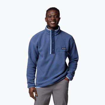 Pánska fleecová mikina Columbia Helvetia II Half Snap Fleece dark mountain