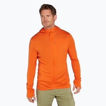 Pánska mikina Icebreaker Merino 260 Quantum IV Zip Hoodie blaze