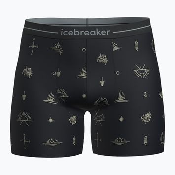 Termoaktívne boxerky  icebreaker Merino150 Anatomica Boxers Explore More black/aop