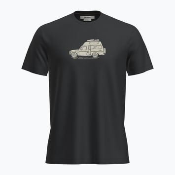 Pánske trekingové tričko Icebreaker Merino 150 Tech Lite SS Tee Cosy Camper black