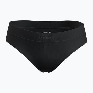 Dámske termo nohavičky Icebreaker Merino Rib Lotus Hipster black