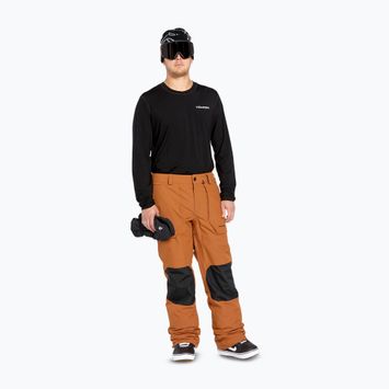 Pánske snowboardové nohavice Volcom Roan caramel