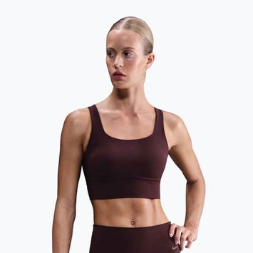 Športová podprsenka Nike Zenvy Medium-Support burgundy crush/sail