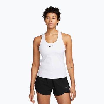 Dámska športová podprsenka Nike Swoosh Medium Support Bra white/stone mauve/black