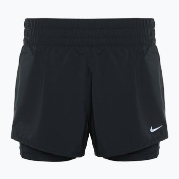 Dámske bežecké šortky Nike One Dri-FIT 2IN1 black/reflective silver