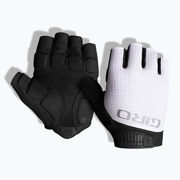 Pánske cyklistické rukavice Giro Bravo Gel II white