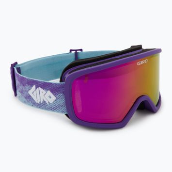 Detské lyžiarske okuliare Giro Stomp purple linticular/ amber pink