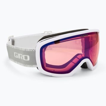 Dámske lyžiarske okuliare Giro Millie white&grey chute/infrared