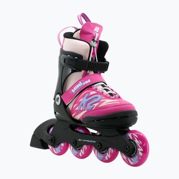 Detské kolieskové korčule K2 Lumi Pro pink