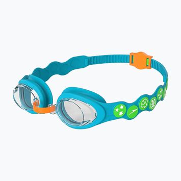 Plavecké okuliare Speedo Infant Spot modro-zelené