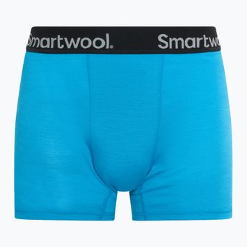 Pánske termo boxerky Smartwool Merino Boxer Brief pool blue