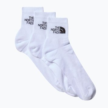 Trekingové ponožky The North Face Multi Sport Cush Quarter Sock 3 páry biele