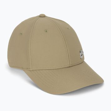 Šiltovka Nike Dri-Fit Club khaki/metallic silver