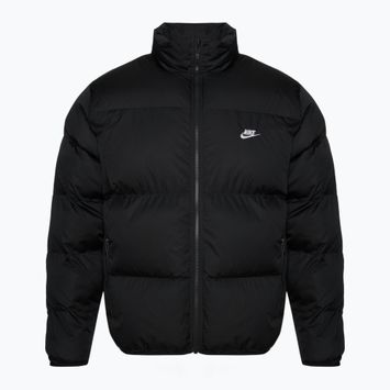 Pánska zateplená bunda Nike Sportswer Club Puffer black/white