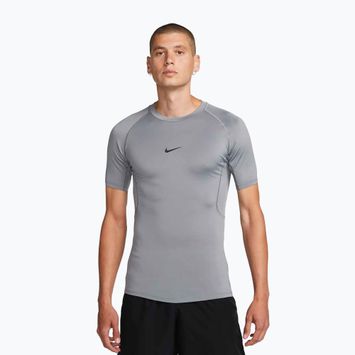 Pánske tréningové tričko Nike Pro Dri-Fit Tight Fitness smoke grey/black